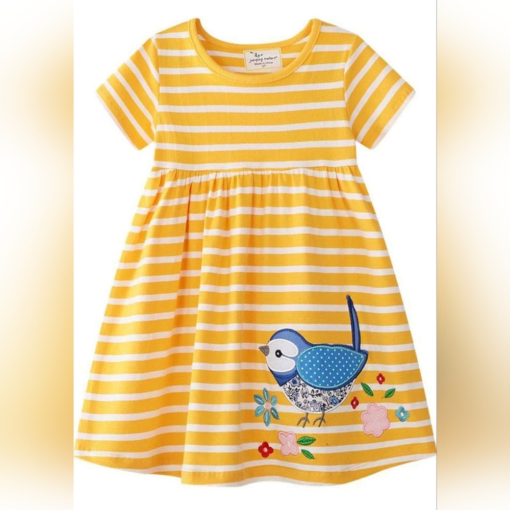 NWOT Jumping Meters little girl summer casual sweet style dress  Size 6T
